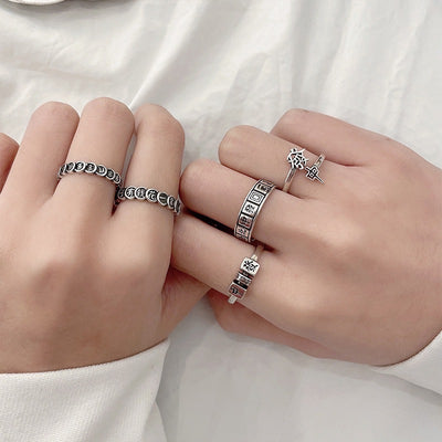 【Rings】金運リング麻雀牌シルバーリング