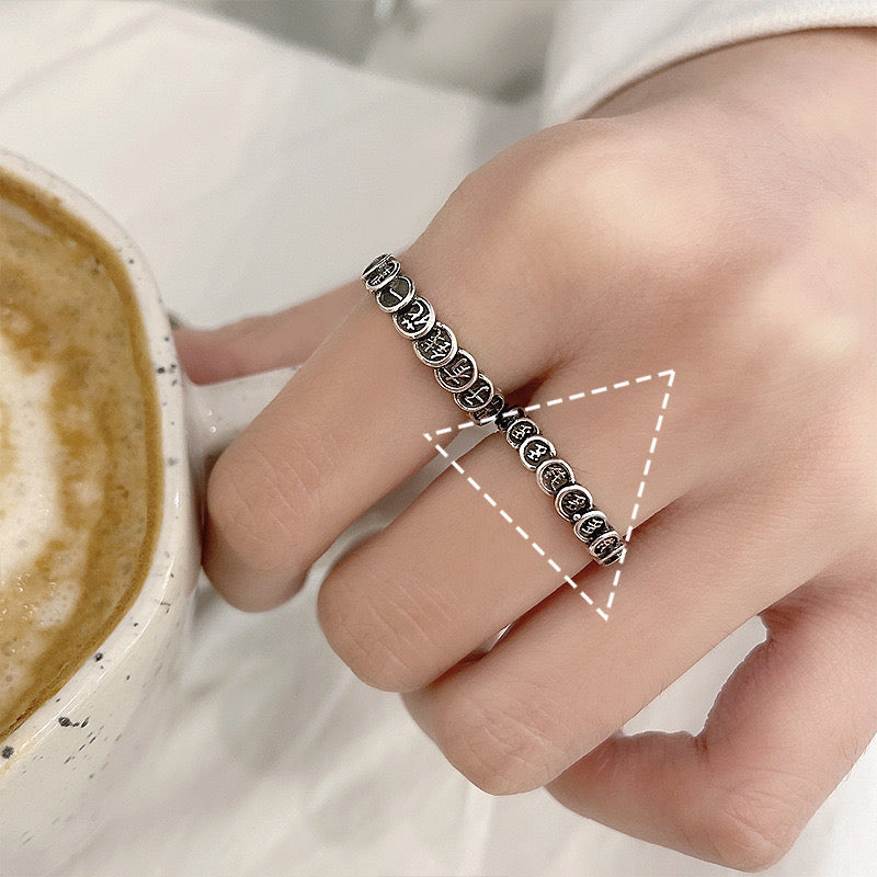 【Rings】金運リング麻雀牌シルバーリング