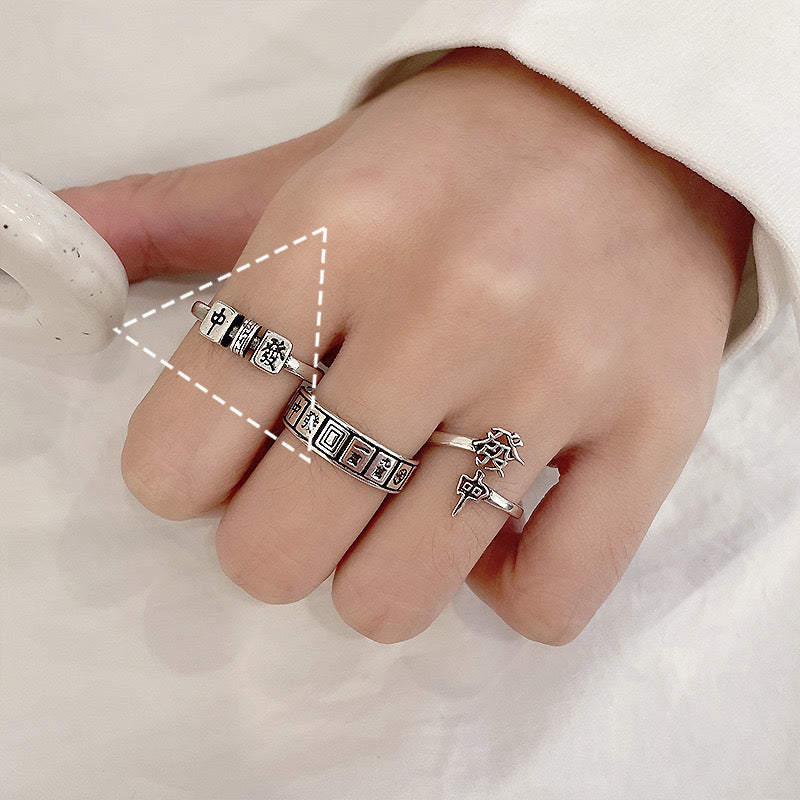 【Rings】金運リング麻雀牌シルバーリング