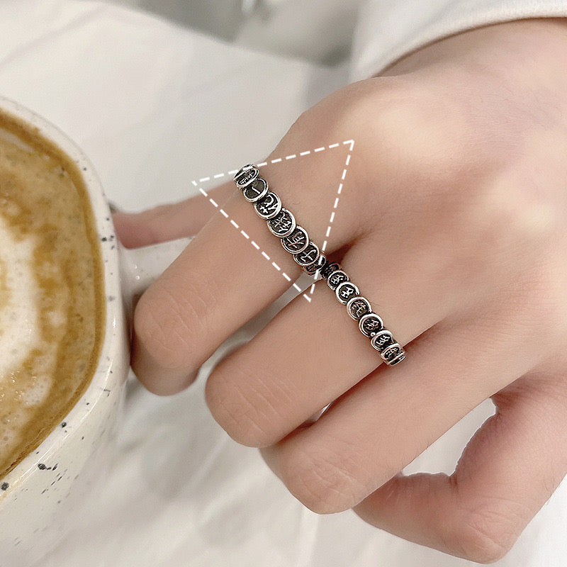 【Rings】金運リング麻雀牌シルバーリング