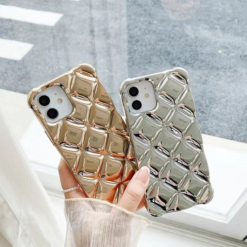【iPhone CASE】ファッション金&銀 iPhoneケース