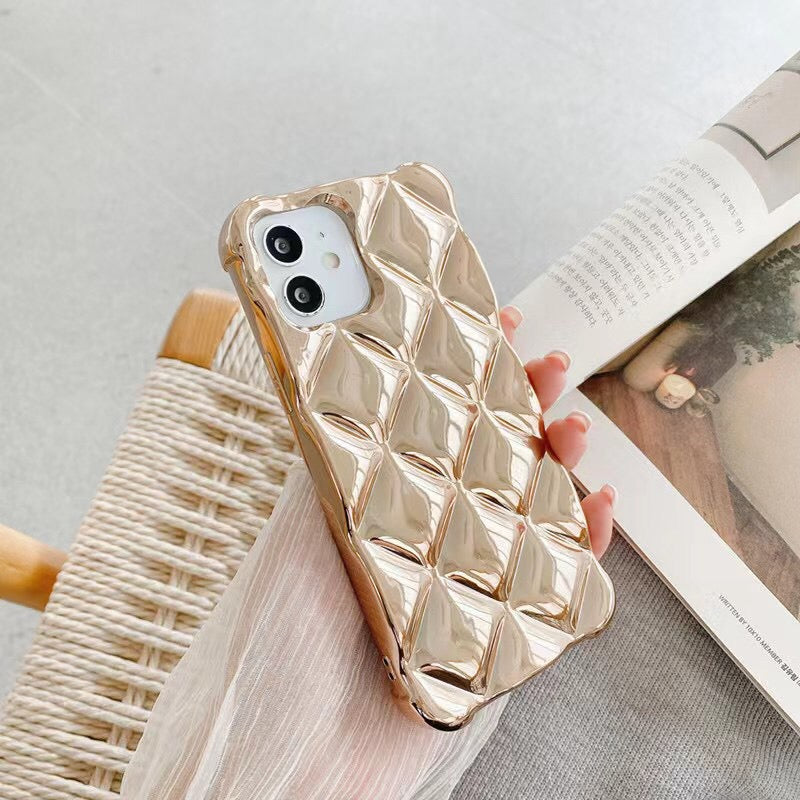 【iPhone CASE】ファッション金&銀 iPhoneケース