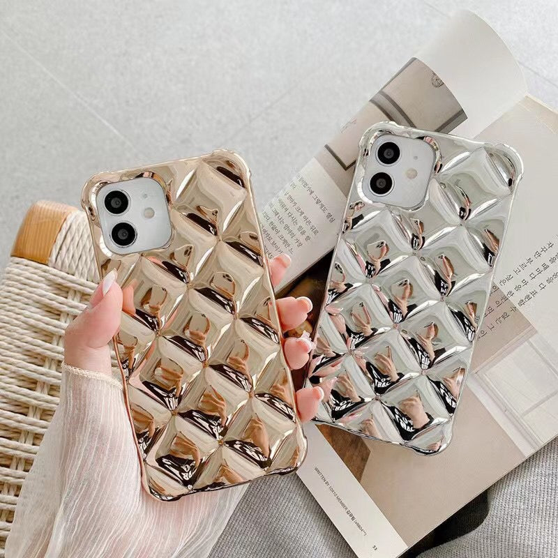 【iPhone CASE】ファッション金&銀 iPhoneケース
