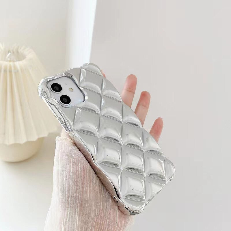 【iPhone CASE】ファッション金&銀 iPhoneケース