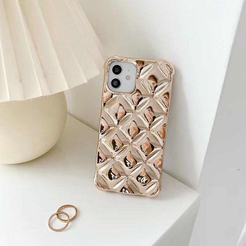 【iPhone CASE】ファッション金&銀 iPhoneケース