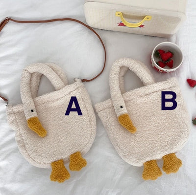 【Cute Bag】アヒルちゃんショルダーバッグ/アヒルちゃんハンドバッグ