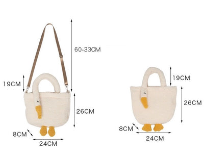【Cute Bag】アヒルちゃんショルダーバッグ/アヒルちゃんハンドバッグ
