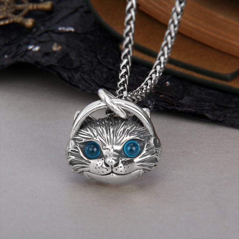 【Necklace】可愛いねこ ヘッドフォン着用 ネックレス