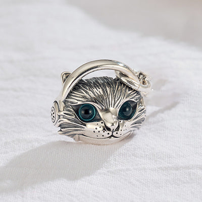 【Necklace】可愛いねこ ヘッドフォン着用 ネックレス