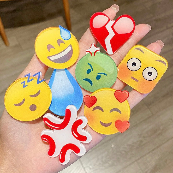 【Goods】 絵文字Emoji ヘアピン スリーピン ヘアアクセサリー