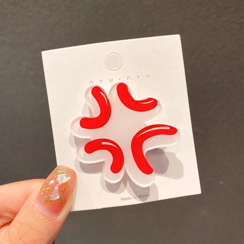 【Goods】 絵文字Emoji ヘアピン スリーピン ヘアアクセサリー