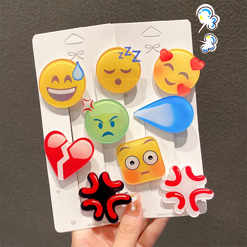 【Goods】 絵文字Emoji ヘアピン スリーピン ヘアアクセサリー