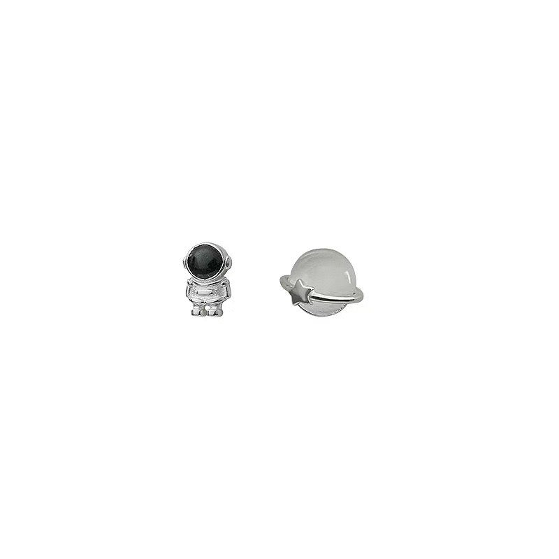 【Earrings】 宇宙飛行士惑星ピアス&イヤリング