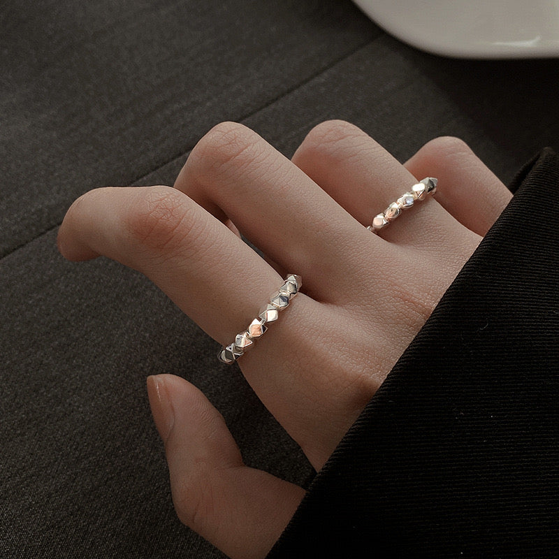 【Rings】おしゃれ 幸運 石ころ ファッション 韓国 大人気 リング