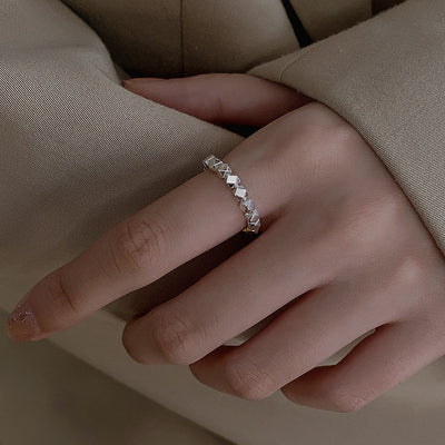 【Rings】おしゃれ 幸運 石ころ ファッション 韓国 大人気 リング