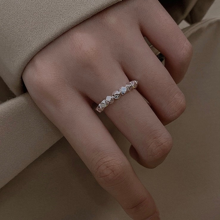 【Rings】おしゃれ 幸運 石ころ ファッション 韓国 大人気 リング