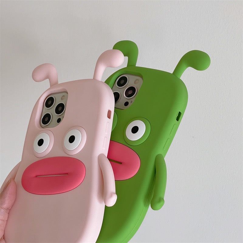 【iPhone Case】可愛い 面白い カエル ソーセージの口 カップル 韓国 IPHONEケース
