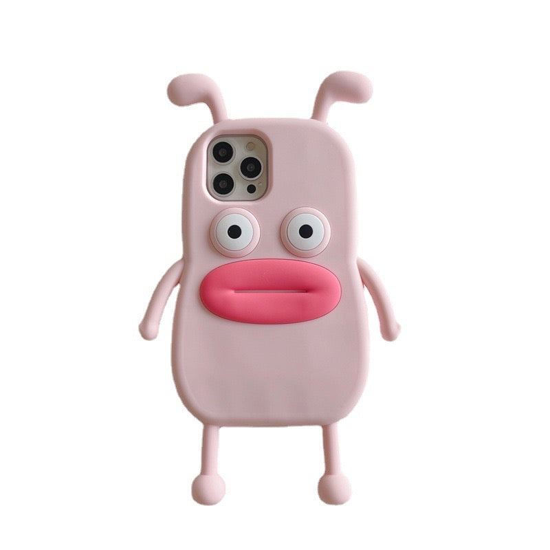 【iPhone Case】可愛い 面白い カエル ソーセージの口 カップル 韓国 IPHONEケース