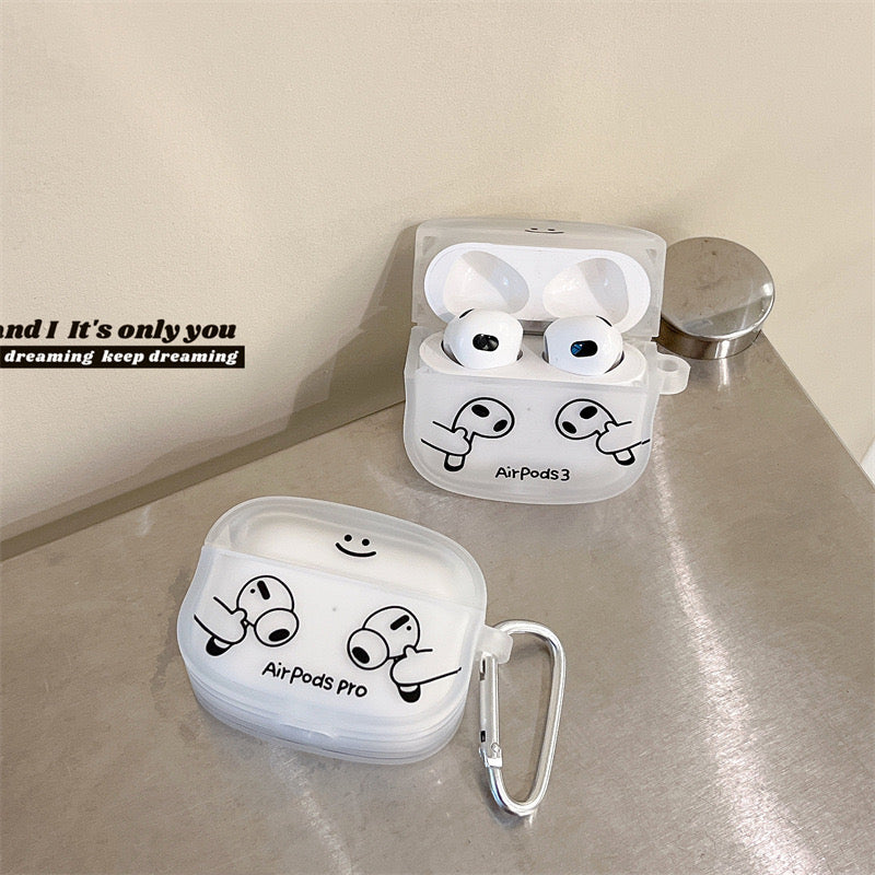 【Airpods Case】可愛い 面白い  手持ち エアーポッズ Airpods/ AirPods Pro/Airpods 第三世代ケース