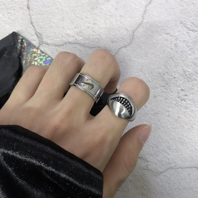 【RINGS】不敵なスマイルシルバーリング