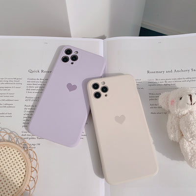 【iPhone Case】シンプル ハートiPhoneケース