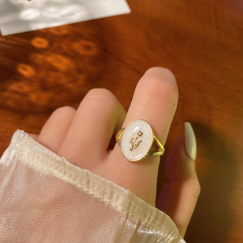 【Rings】  オシャレフラワーリング