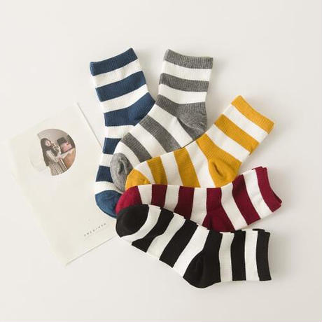 【Socks】ボーダーソックス