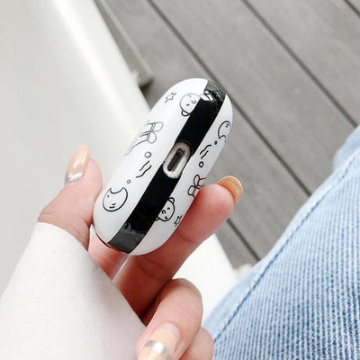 【Airpods Case】 手描き 宇宙飛行士 韓国 カワイイ AirPods /AirpodsProケース