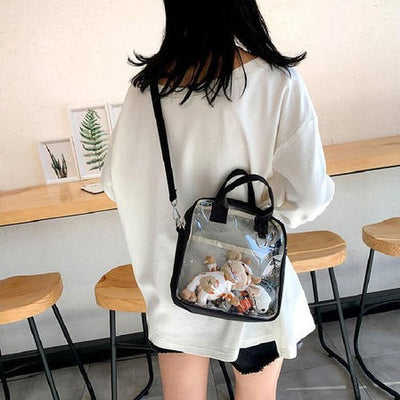 【Cute Bag】痛バッグ 可愛い 透明ぬいぐるみトートバッグ