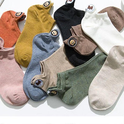 【Socks】可愛いワンちゃん柄レディースソックス
