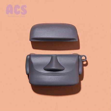 【Airpods Case】モアイ像 Airpods Proケース