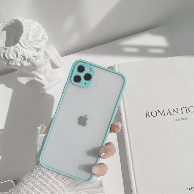 【iPhone Case】マカロンカラーシンプルiPhoneケース